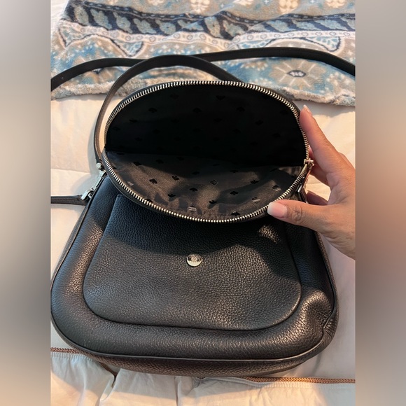 Kate Spade Leila Soft Pebbled Leather Medium Flap Shoulder Bag Women's Handbag - Picture 8 of 11